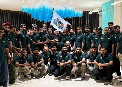 Kerala Textiles & Garments Dealers Welfare Association, YPL Flag Off in Kozhikode international Airport.